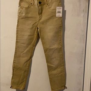 Free People Crop Khaki Pant